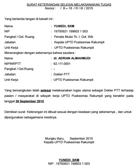 Contoh Surat Pernyataan Perjanjian Ikatan Dinas Kontrak Kuliah Dengan Perusahaan Pertamina