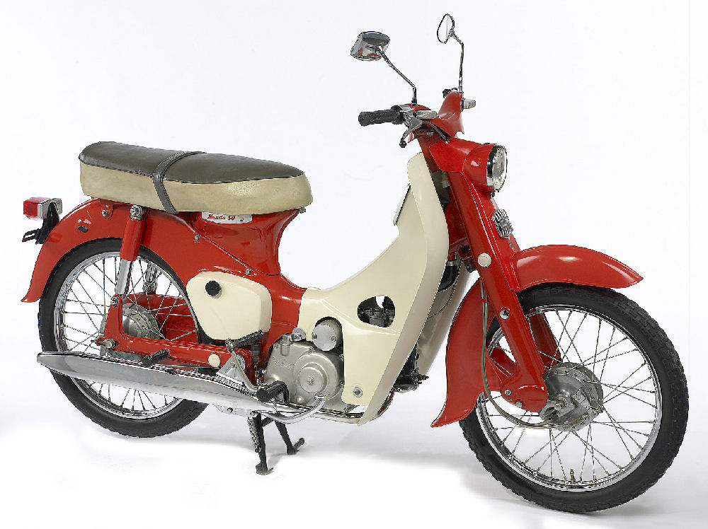 MOTORCYCLE 74  Honda Cub design Motocycle by Sam Jibert