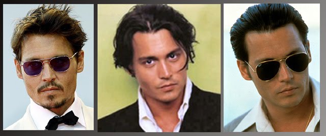 johnny depp long hairstyles. Add long face framing love