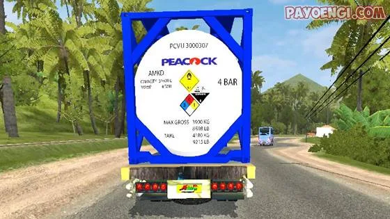 mod fuso goprak iso tank