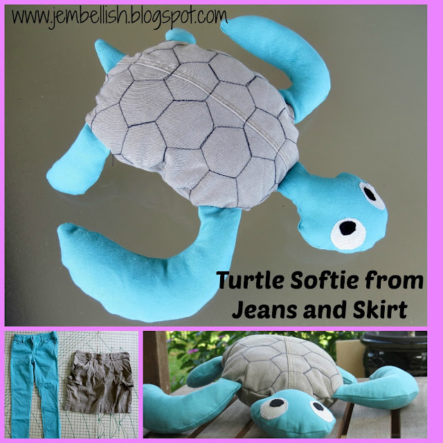 Turtle Softie from Jeans and Skirt