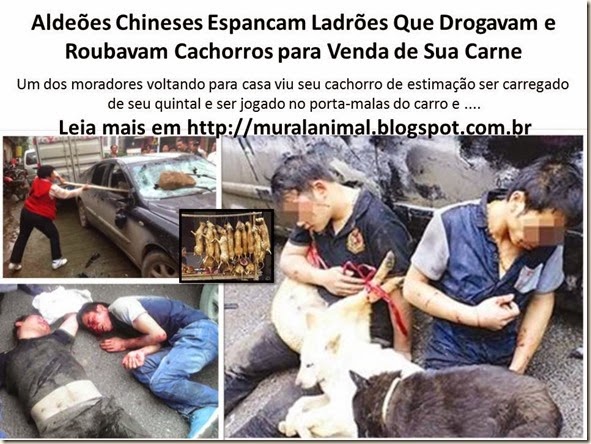 Aldeões Chineses Espancam Ladrões Que Drogavam e Roubavam