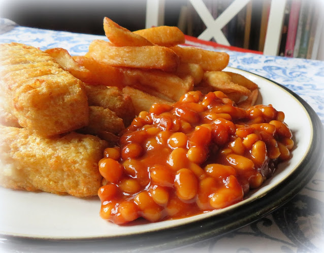 Fish Fingers, Chips & Beans