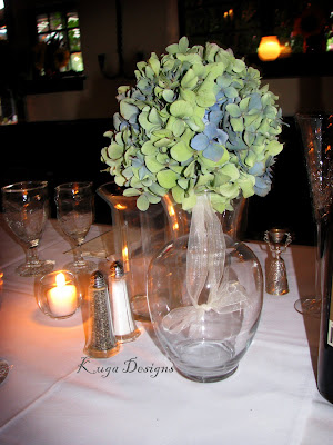 Blue and Green Succulent wedding