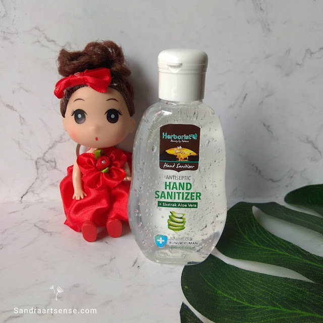 Review Herborist Aloe Vera Gel  Hand Sanitizer