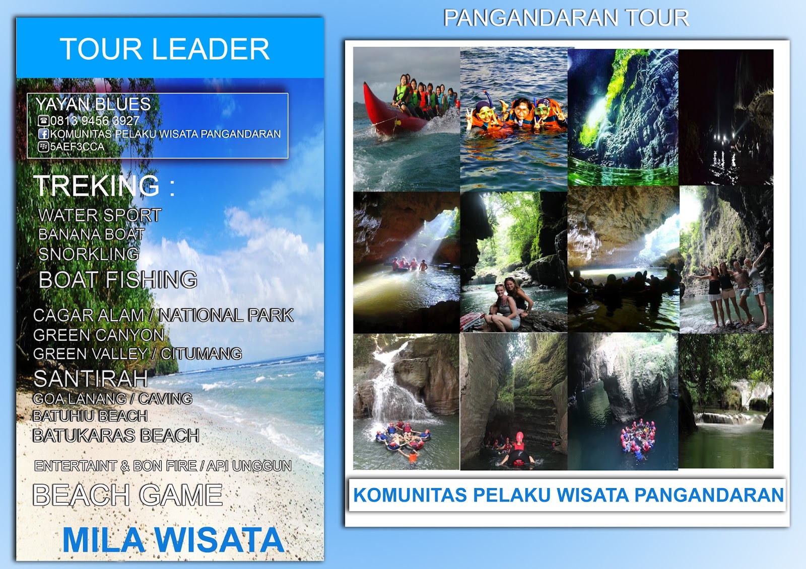  Contoh  Desain  Pamflet Promo Tempat  Wisata  LAPTOP BUTUT