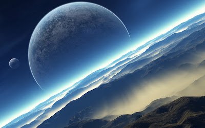 3D Space Scene Wallpapers