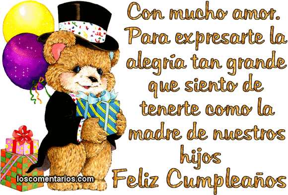 Tarjetas de cumpleaños animadas con textos largos para 