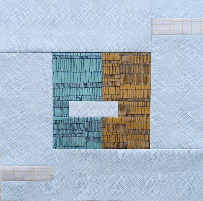 Modern sampler quilt - Block #12 - Inspired by Tula Pink City Sampler