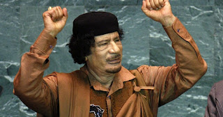 Leader Muammar Gaddafi of Libya