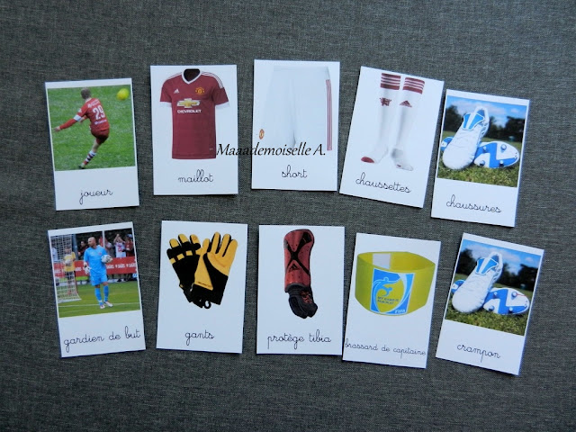 || Cartes de nomenclature et livret d'activités : Football (+ concours)