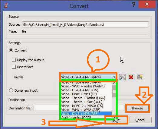 VLC media Player record audio