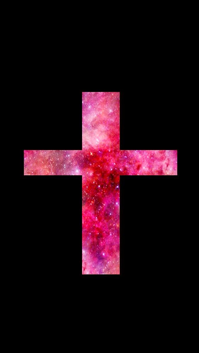 Lovedandsign For Phone Jesus  Cross Galaxy Wallpaper 