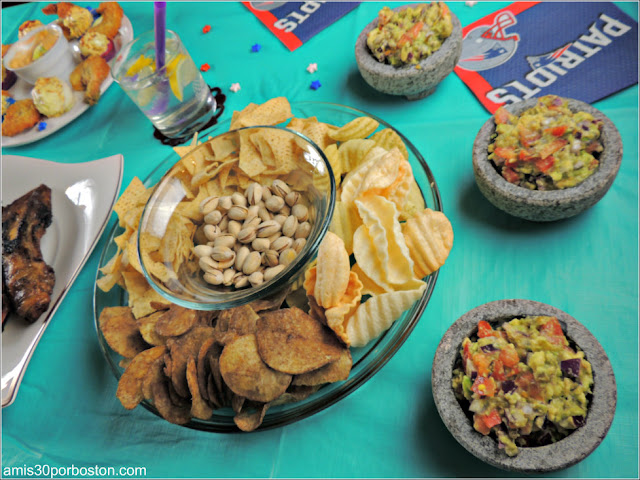 Aperitivos de la Noche de la Super Bowl