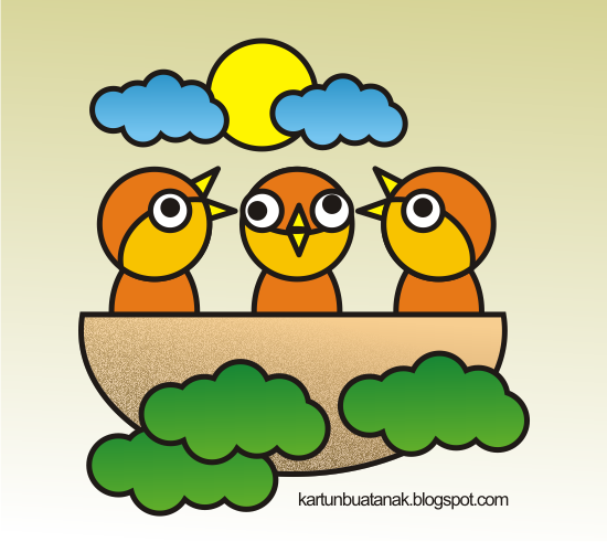  Gambar  Kartun  Anak Burung Lucu  Kumpulan Gambar  Hewan Lucu 