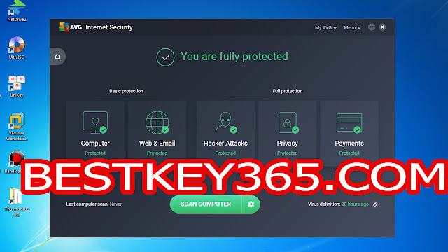 Tutorial Software - AVG Internet Security 2019 v19.2.3079 [bestkey365.com] is a n antivirus that offers total protection against any threat coming from the Internet, such aas identity theft, SPAM, virus or dangerous websites. 