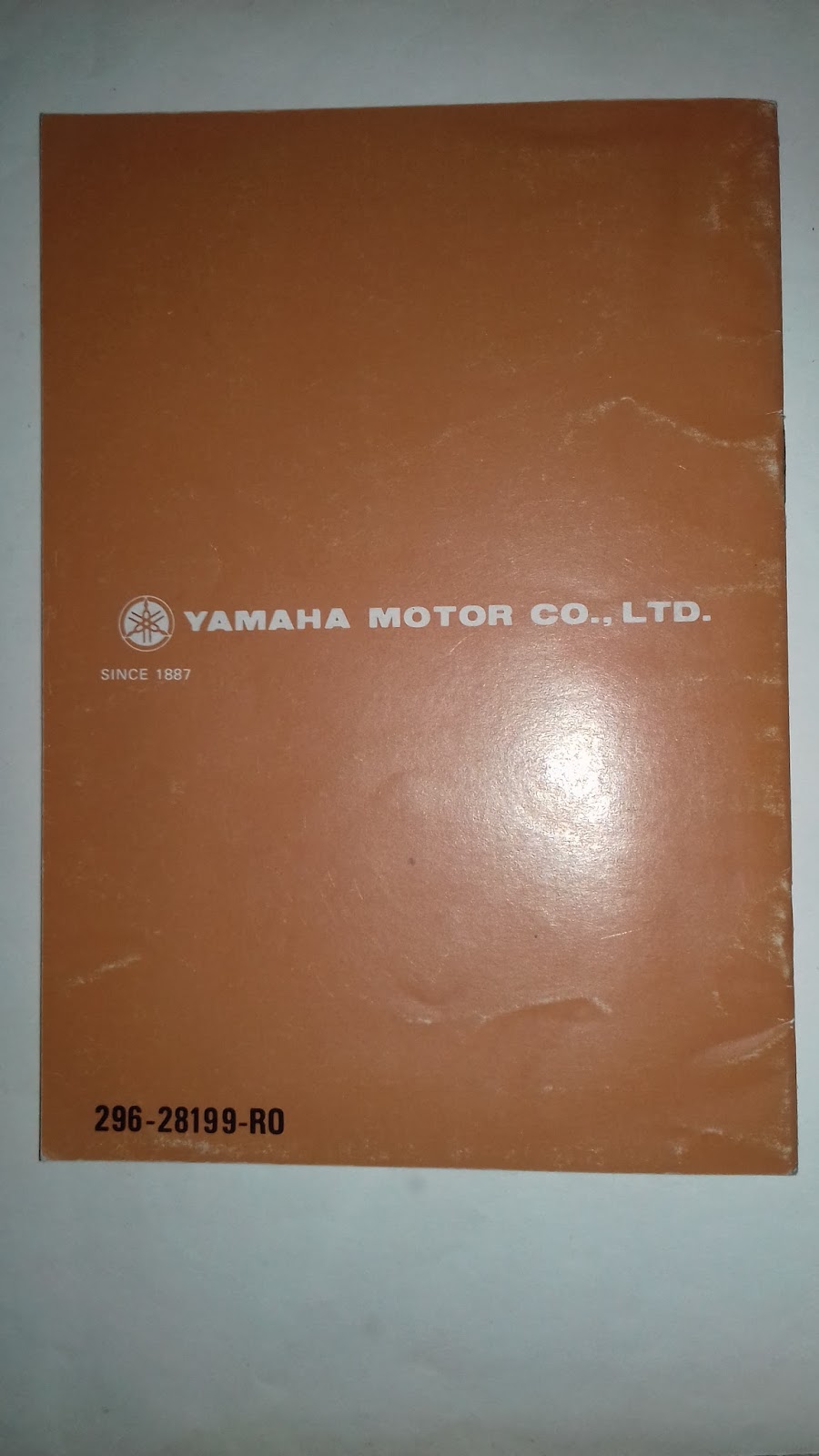 Gudang Barang Lawas: Manual book " YAMAHA V 75( E )