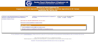 GRSE Recruitment 2023 Notification जीआरएसई ट्रेड अपरेंटिस वैकेंसी गार्डन रीच शिपबिल्डर्स एंड इंजीनियर्स लिमिटेड 250 पदों पर बम्फर भर्ती