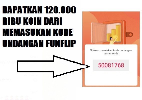 Cara Memasukan Kode Undangan FunFlip