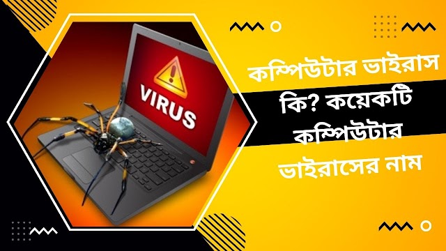 কম্পিউটার ভাইরাস কি? কয়েকটি কম্পিউটার ভাইরাসের নাম জেনে নিন 