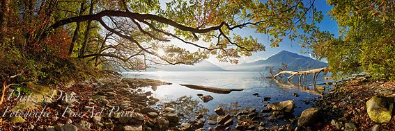 Herbststimmung am Zugersee auf der Chiemenhalbinsel