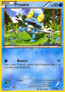 Froakie Pokemon X and Y Card