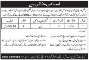 Latest Jobs In Pakistan Army  Mangla 2022