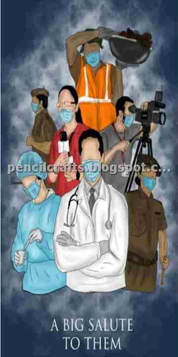 Tribute to Doctors Pencil Drawings.