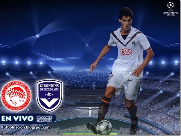 olympiacos vs bordeaux en vivo live