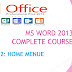 Learn Ms Word 2013 Tutorial  - Class 2 HOME MENU TAB - Microsoft Office 2013