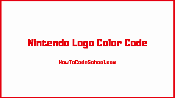 Nintendo Logo Color Code