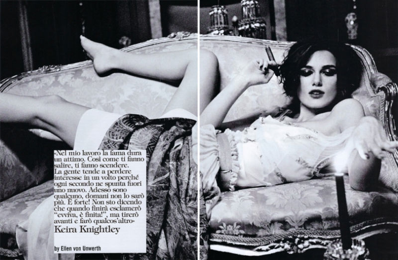 Keira Knightley Vogue Italia January 2011