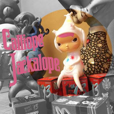 Circus Posterus x Tomenosuke “Candy” Edition Calliope Jackalope Vinyl Figure by Kathie Olivas