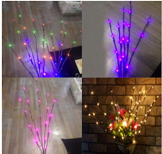 Lookgid LED Branch Lights for Vases, Willow Branch Lights Indoor, Decorative Indoor Lights for Home Party Indoor String Lights