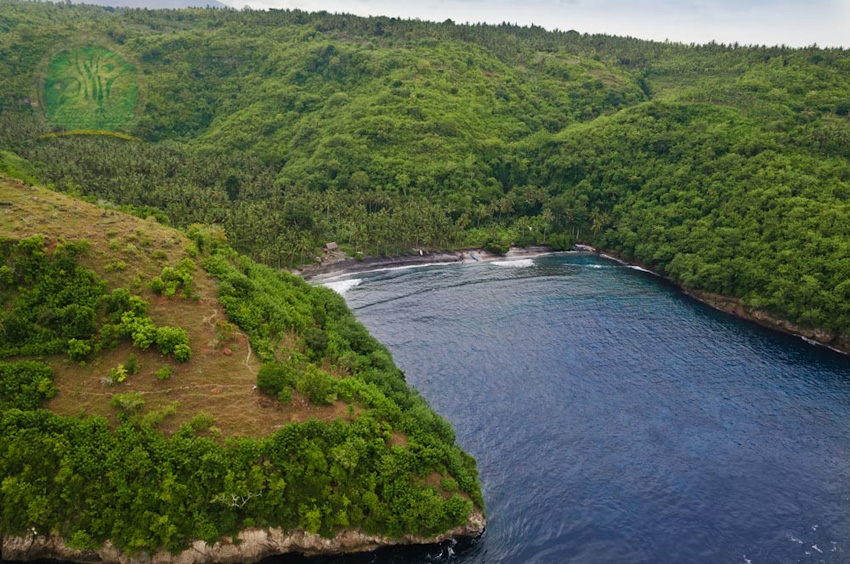  tanah  tebing pantai  nusa penida sunset pasir putih sudah 