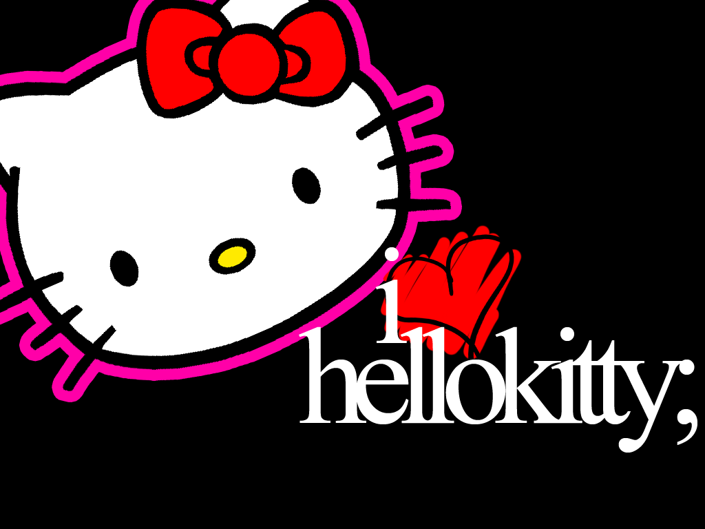 hello kitty face background