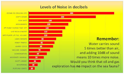 Destructive decibels harm underwater fauna