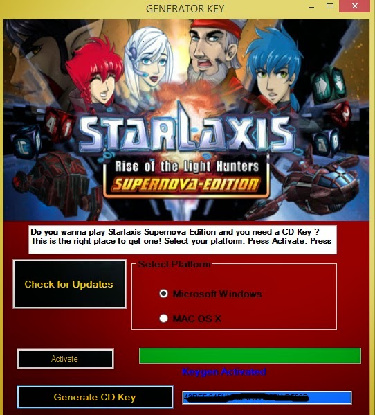 starlaxis game steam serial code