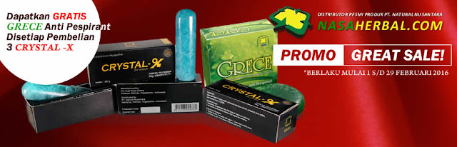 Februari Promo Great Sale Crystal-X ASLI