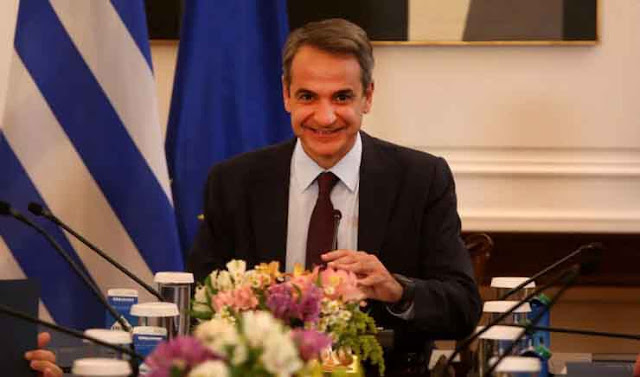 FILE PHOTO: Ο πρωθυπουργός Κυριάκος Μητσοτάκης προεδρεύει του υπουργικού συμβουλίου στο Μέγαρο Μαξίμου, Αθήνα Παρασκευή 27 Μαΐου 2022. ΑΠΕ-ΜΠΕ, ΟΡΕΣΤΗΣ ΠΑΝΑΓΙΩΤΟΥ