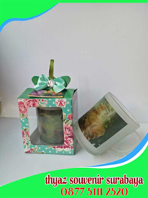 SOUVENIR GELAS MURAH FULL COLOUR PAPERBOX