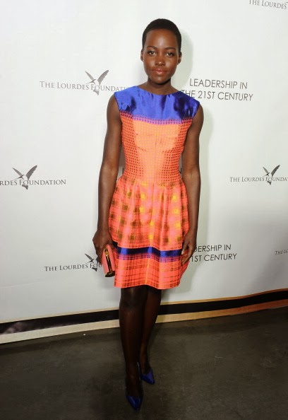 Lupita Nyong'o Meets the Dalai Lama in Vivienne Westwood