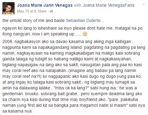 Young Woman Shared Her Untold Story With Sebastian 'Baste' Duterte And It Goes Viral!