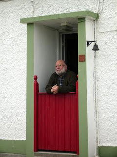 dad waiting for us to arrive