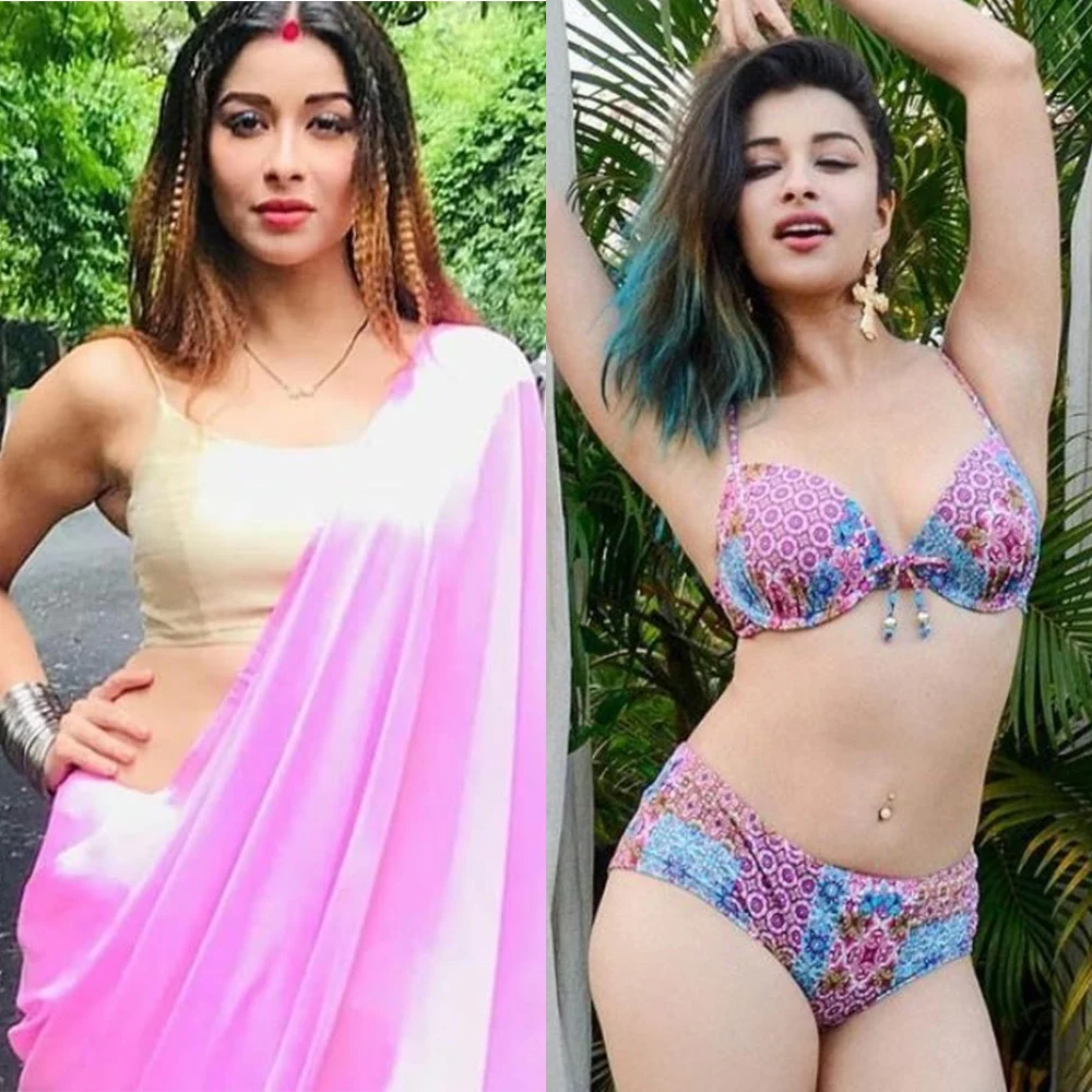 Nyra Banerji saree bikini hot actress