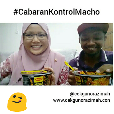 Cabaran Kontrol Macho Maggi Pedas Giler, maggi pedas giler, Cabaran Kontrol Macho, mana pedas lagi maggi pedas giler, maggi pedas giler sedap, maggi pedas giler pedas,