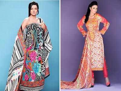 Barkha And Batik Lawn Collection 2012 By Moon Textiles,