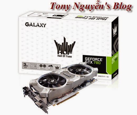 Card màn hình Galaxy GeForce GTX 780 Ti HOF thông số