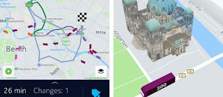 Nokia HERE con mappe trasporti in 3D