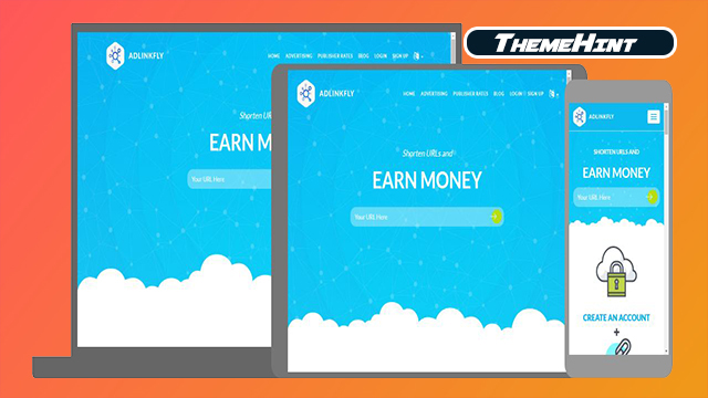 AdLinkFly Monetized URL Shortner Latest Version  Free Download by ThemeHint